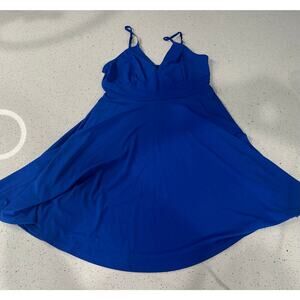 Elesol women's dress.. spaghetti straps stretchy .. knee length 2XL